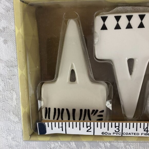 Mango Moon Ceramic Writeable Cheese Markers Set of 6 & Mango Moon Decals 5 pkgs - Picture 8 of 16